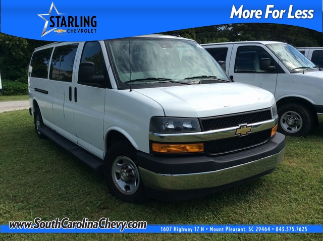 Pre-Owned 2019 Chevrolet Express 3500 LT Extended Passenger Van in